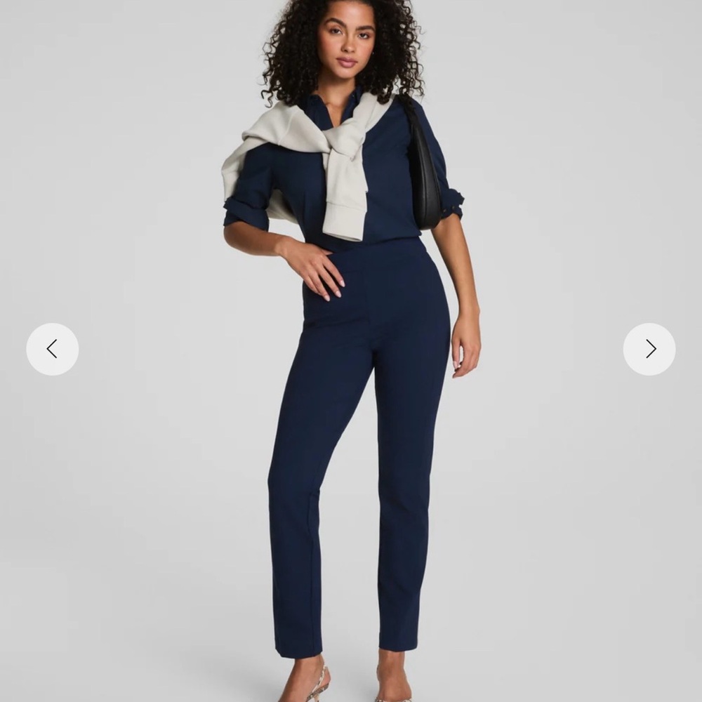 Spanx Women Ponte Slim Straight Pantu